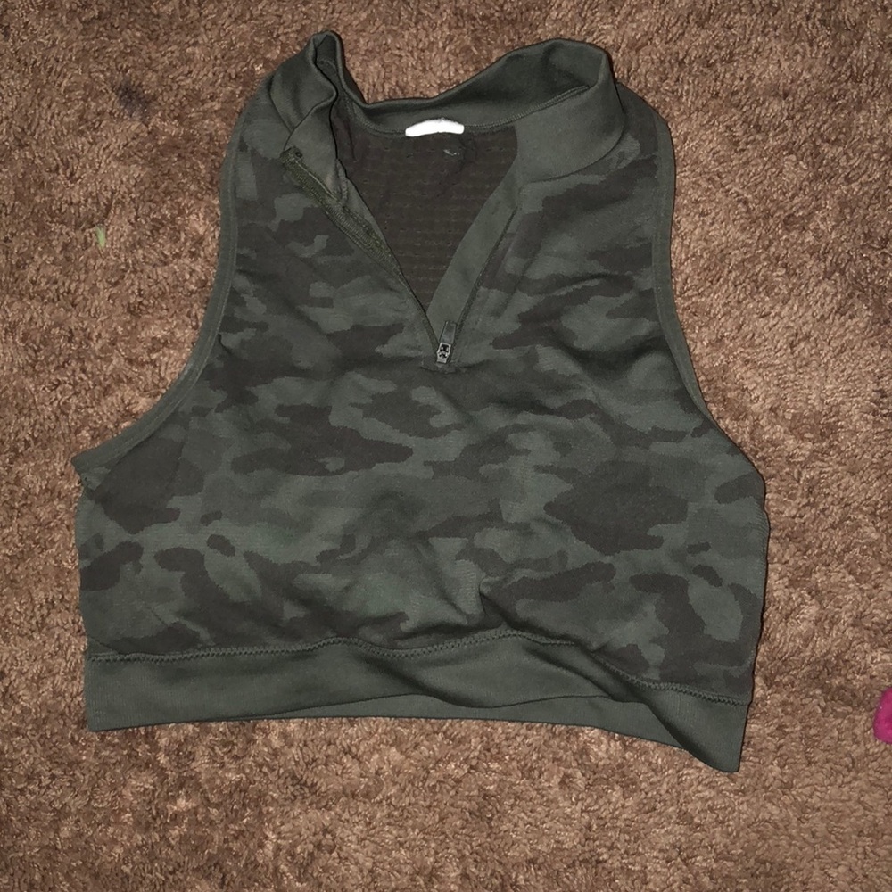 Camo sports bra/vest